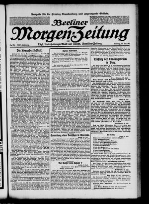 Berliner Morgen-Zeitung vom 30.07.1912