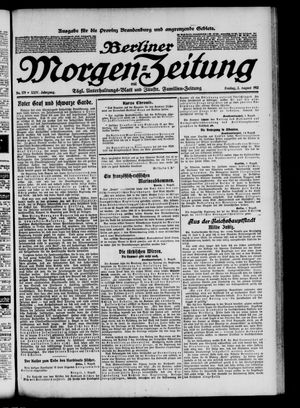 Berliner Morgen-Zeitung vom 02.08.1912