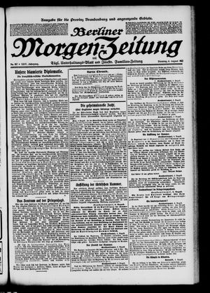 Berliner Morgen-Zeitung vom 06.08.1912