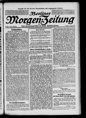 Berliner Morgen-Zeitung vom 09.08.1912