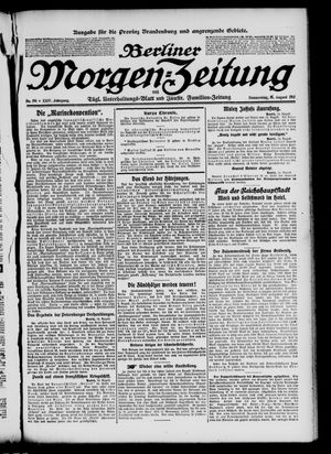 Berliner Morgen-Zeitung vom 15.08.1912