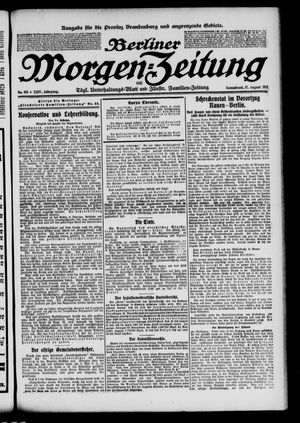 Berliner Morgen-Zeitung on Aug 17, 1912