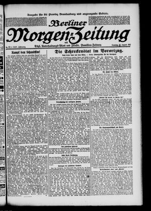 Berliner Morgen-Zeitung vom 18.08.1912