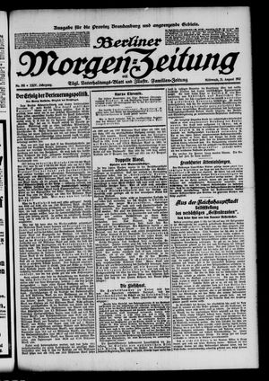 Berliner Morgen-Zeitung vom 21.08.1912