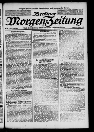 Berliner Morgen-Zeitung vom 23.08.1912