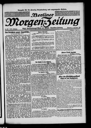 Berliner Morgen-Zeitung vom 04.09.1912