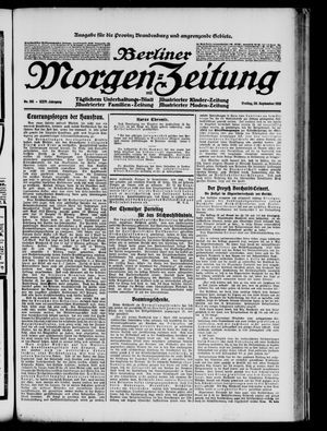 Berliner Morgen-Zeitung vom 20.09.1912