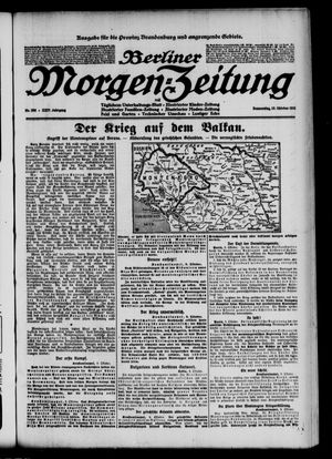 Berliner Morgen-Zeitung vom 10.10.1912