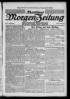 Berliner Morgen-Zeitung vom 13.10.1912