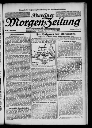 Berliner Morgen-Zeitung vom 22.10.1912