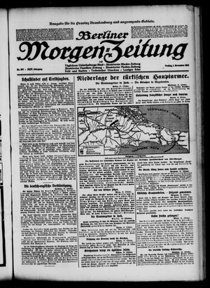 Berliner Morgen-Zeitung vom 01.11.1912