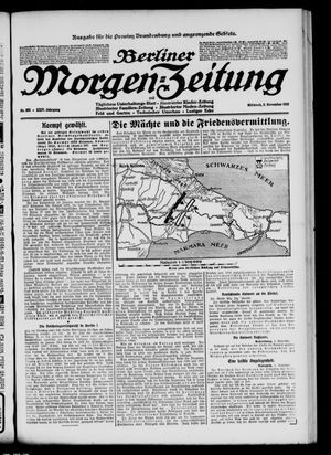 Berliner Morgen-Zeitung vom 06.11.1912