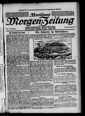 Berliner Morgen-Zeitung vom 17.11.1912