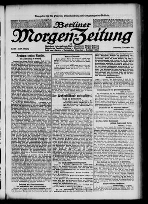 Berliner Morgen-Zeitung vom 05.12.1912