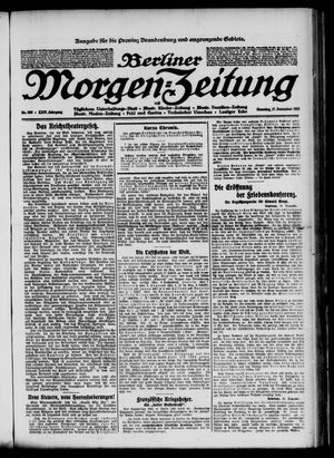 Berliner Morgen-Zeitung vom 17.12.1912