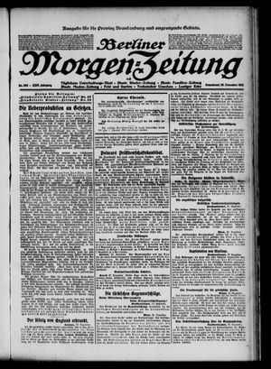 Berliner Morgen-Zeitung vom 28.12.1912