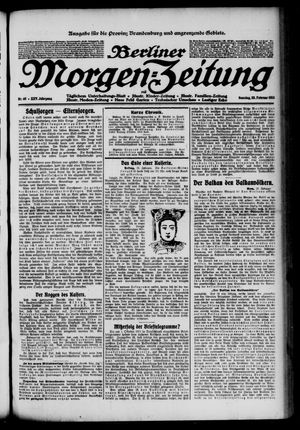 Berliner Morgenzeitung vom 23.02.1913