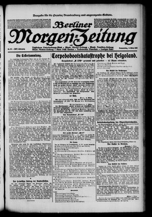 Berliner Morgenzeitung vom 06.03.1913