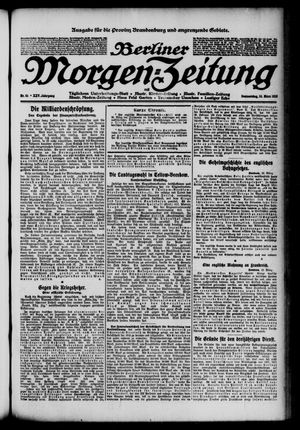 Berliner Morgen-Zeitung on Mar 13, 1913