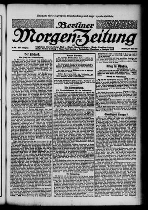 Berliner Morgen-Zeitung vom 18.03.1913