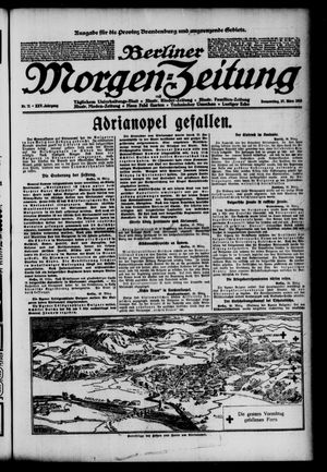 Berliner Morgenzeitung vom 27.03.1913
