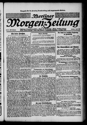 Berliner Morgenzeitung on Apr 6, 1913
