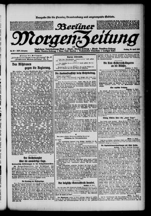 Berliner Morgen-Zeitung on Apr 25, 1913