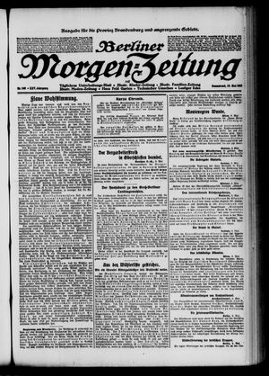 Berliner Morgen-Zeitung vom 10.05.1913