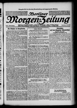 Berliner Morgen-Zeitung vom 15.05.1913