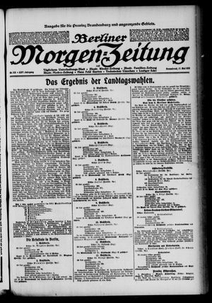Berliner Morgen-Zeitung vom 17.05.1913