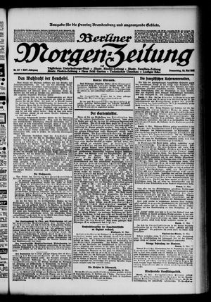 Berliner Morgen-Zeitung vom 22.05.1913