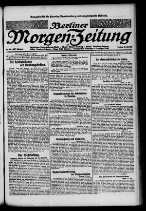 Berliner Morgen-Zeitung vom 30.05.1913