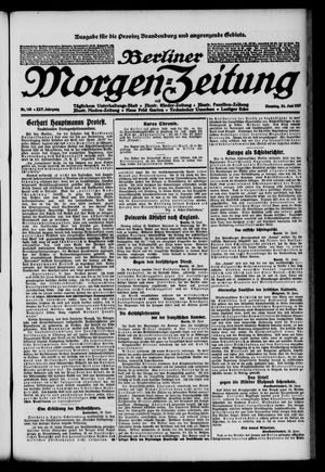 Berliner Morgen-Zeitung vom 24.06.1913