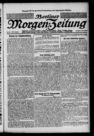 Berliner Morgen-Zeitung vom 28.06.1913