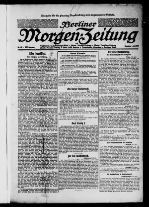Berliner Morgen-Zeitung vom 01.07.1913