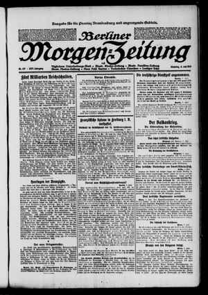 Berliner Morgen-Zeitung vom 08.07.1913