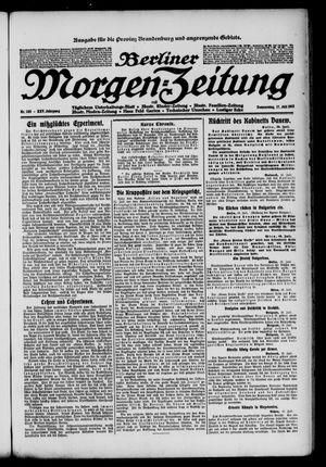 Berliner Morgen-Zeitung vom 17.07.1913