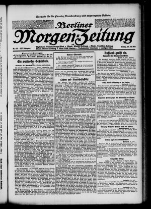 Berliner Morgen-Zeitung vom 25.07.1913