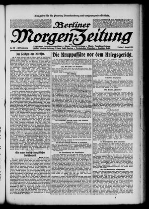 Berliner Morgen-Zeitung vom 01.08.1913