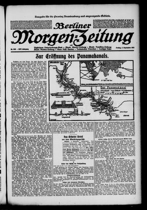Berliner Morgen-Zeitung vom 05.09.1913
