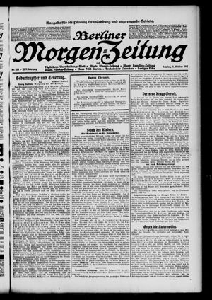 Berliner Morgen-Zeitung vom 05.10.1913