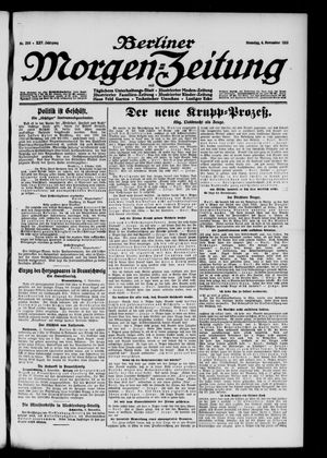 Berliner Morgen-Zeitung vom 04.11.1913