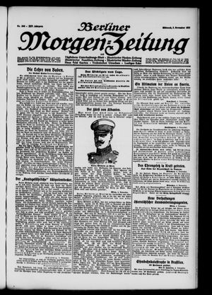 Berliner Morgen-Zeitung vom 05.11.1913