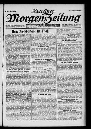 Berliner Morgen-Zeitung vom 03.12.1913