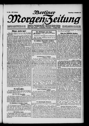 Berliner Morgen-Zeitung vom 04.12.1913