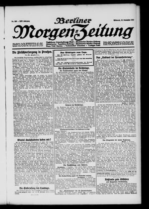 Berliner Morgen-Zeitung vom 10.12.1913