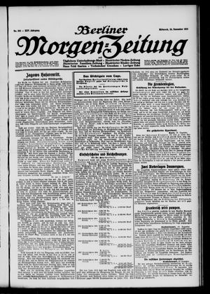 Berliner Morgen-Zeitung vom 24.12.1913
