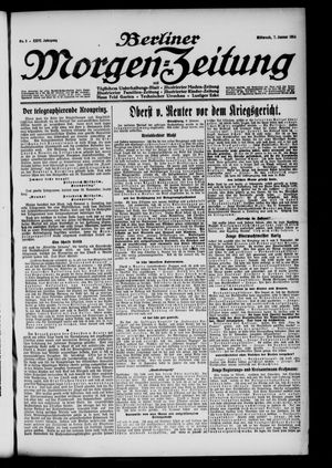 Berliner Morgen-Zeitung vom 07.01.1914
