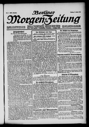 Berliner Morgen-Zeitung vom 11.01.1914