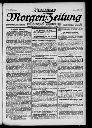 Berliner Morgen-Zeitung vom 06.03.1914